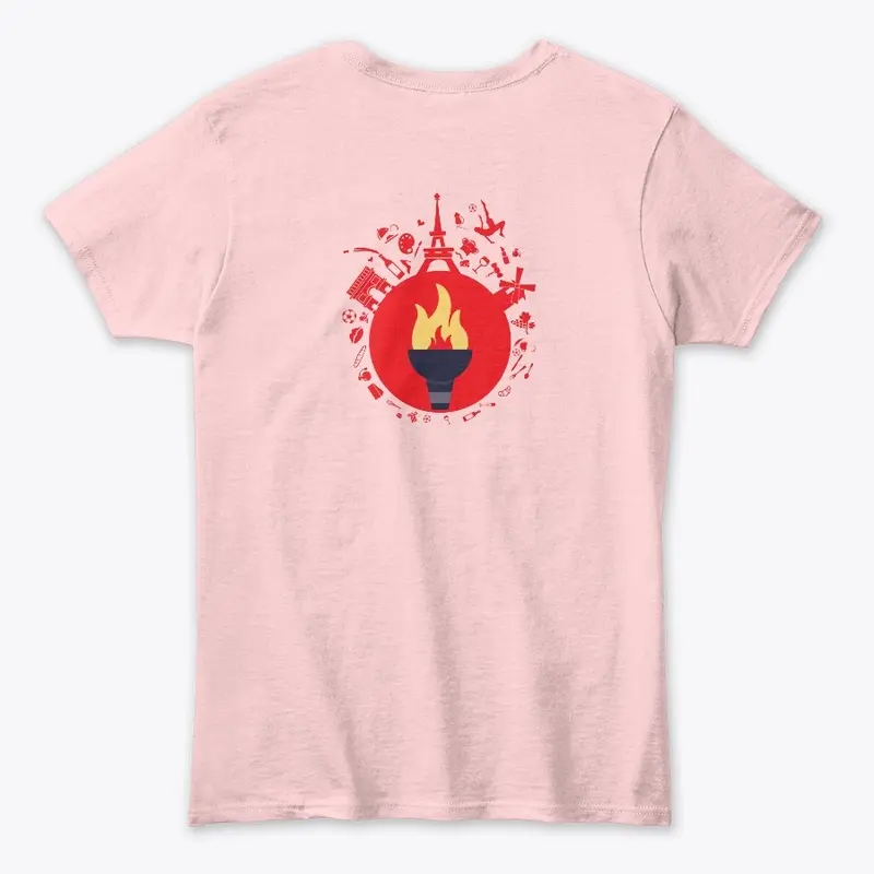 T-shirt - Flames Oympics Paris